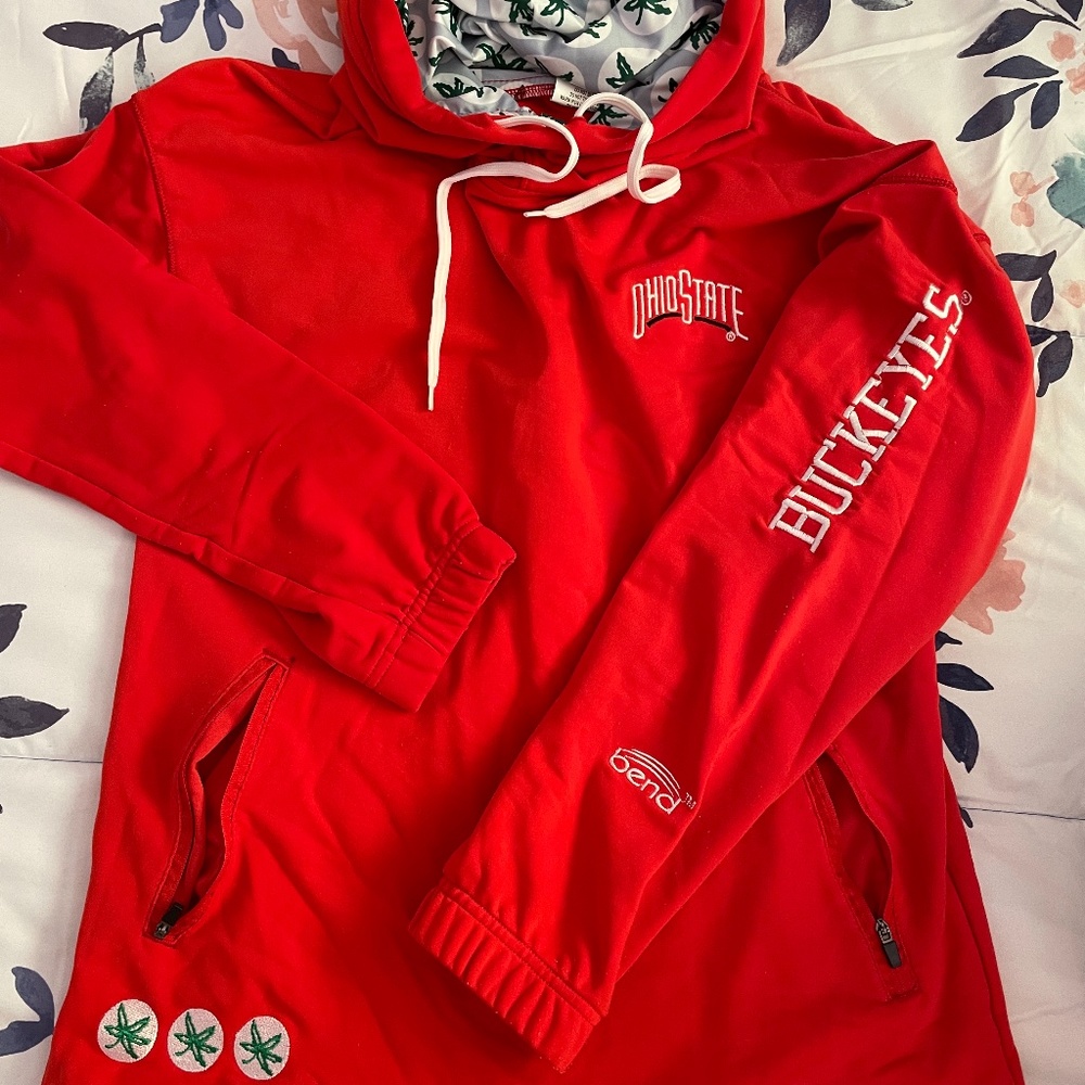 *NWOT* Ohio State University Fleecelined  Funnelneck Hoodie